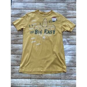 Express Men's Big Easy New Orleans Yellow Gold Tshirt Size XS